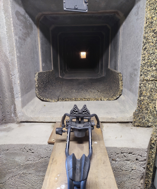 tunnel de tir à Beaulieu-les-Loches près de Loches en Indre-et-Loire 37